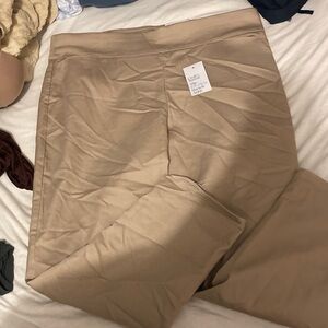 Croft & Barrow Stretch Ankle Ponte Leggings - Beige